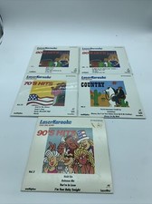 Pioneer Laser Karaoke Video Sing Along Discs 70s, 80s, 90s  Country Laser Disc