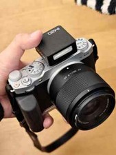 Fuji XM5 Grip Wood Black Ebony Wooden X-M5 Handgrip L-Shape Quick Release