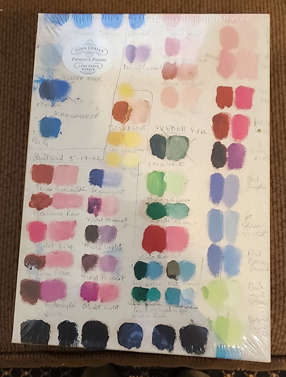 John Derian Paper Goods: Painter's Palette 1,000-Piece Puzzle by