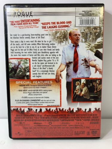 Shaun of the Dead DVD 2004 Zombie Horror Comedy Widescreen Simon Pegg - Picture 3 of 11