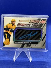 Jake Livingstone 2023-24 Engrained Rookie Signature  Silver Stick /299 #RSS-LI