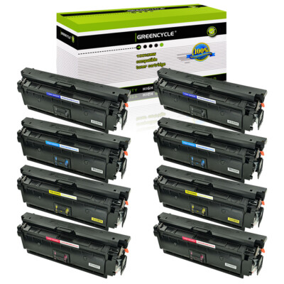 8 Set CF360X CMYK Color Toner for HP 508X Enterprise MFP M577Z M577f M577c