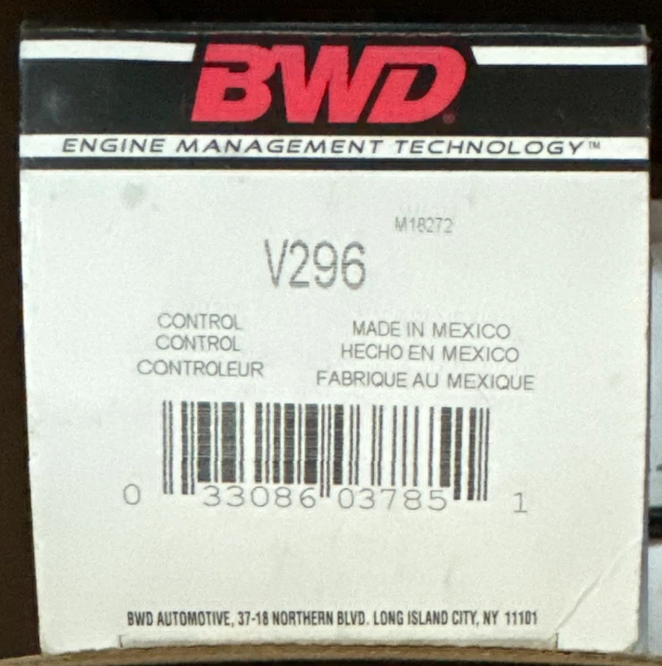 CONTROL DE VACÍO BWD V296 Foto 4 de 4