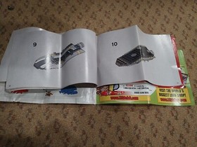 Star Wars Lego 7668 Rebel Scout Speeder complete minifigs manual