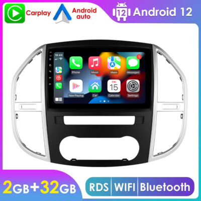 Android 12 For Mercedes Benz Metris Passenger Cargo Car Radio GPS Sat Navi WIFI