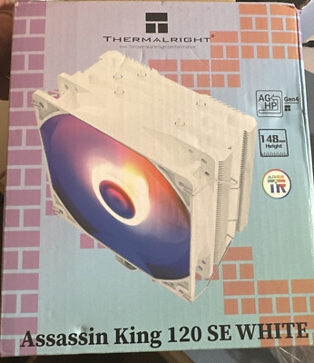 Thermalright Assassin King 120 SE WHITE ARGB CPU Air Cooler, AK120 SE