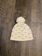 Vintage Wigwam Pom Ski Beanie Hat Wool Made In USA NWOT