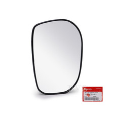 LH Wing Side Mirror Glass Len With Base For 2008-2013 Honda Jazz Fit Hatchback