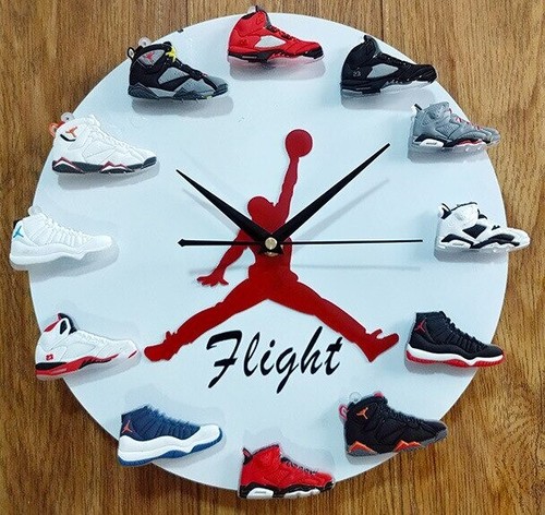 3d sneaker clock