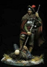 1:24 75mm Resin Figure Model Kit Ancient Warrior (2 FIGURES) Unassambl Unpainted