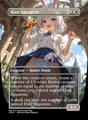 Hare Apparent Bundle - Anime Style Custom Card - Not For Sanctioned Play
