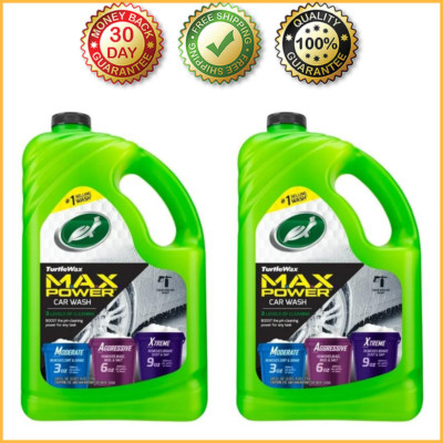 Turtle Wax 50597 Max-Power 3 Levels of Cleaning Car Wash 100 oz ( 2 PACK )