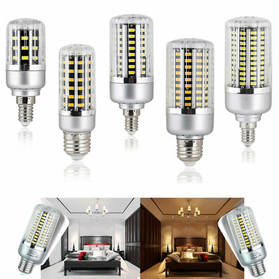LED Corn Bulb E27 E14 E12 5W 10W 15W 20W 25W Light 5736 SMD Lamp 110V 220V GL160