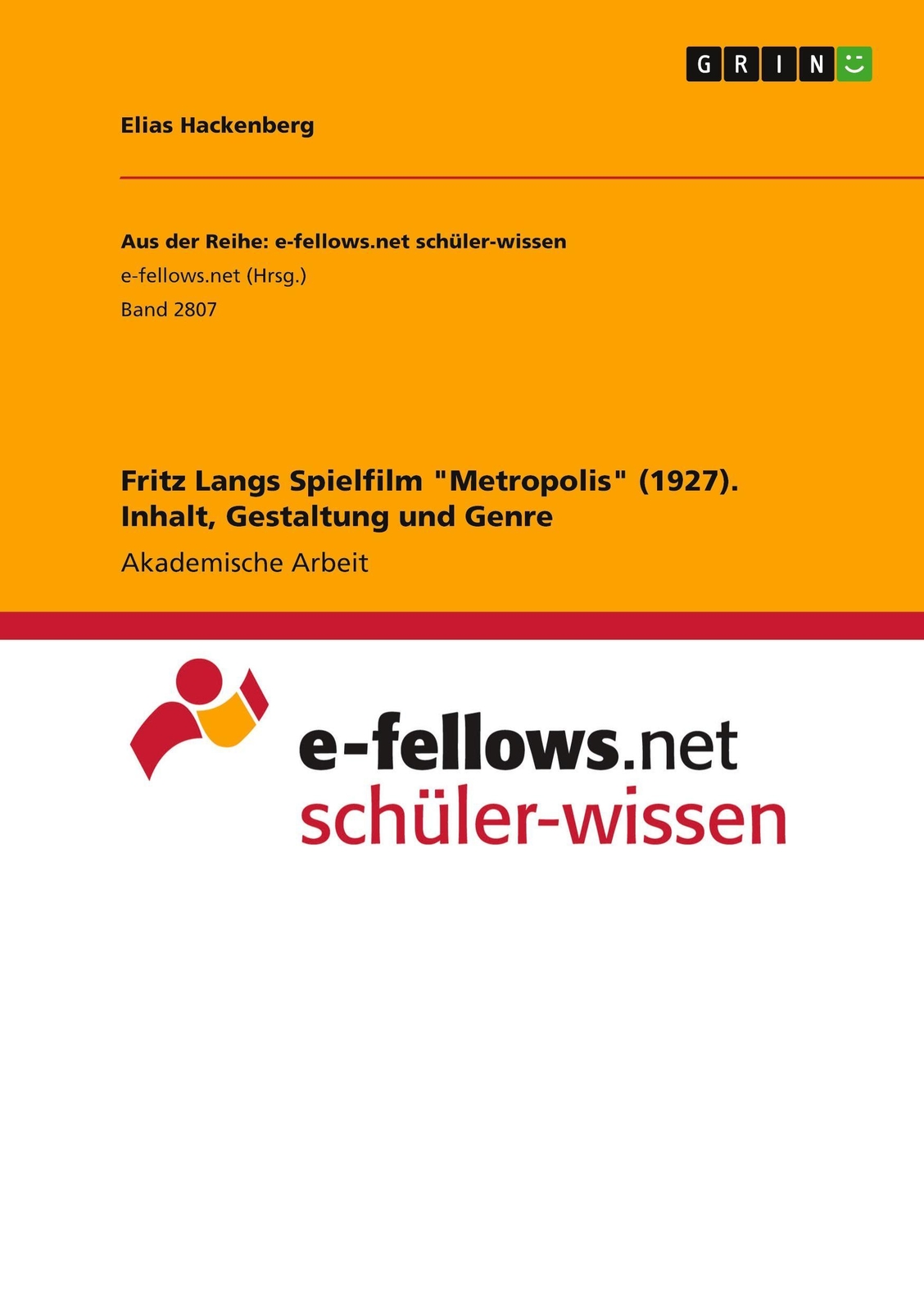 Thumbnail - Fritz Langs Spielfilm ""metropolis"" (1927). Inhalt, Gestaltung Und