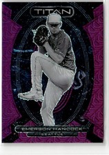 2023 Panini Chronicles - Titan Purple Mojo #12 Emerson Hancock #/50