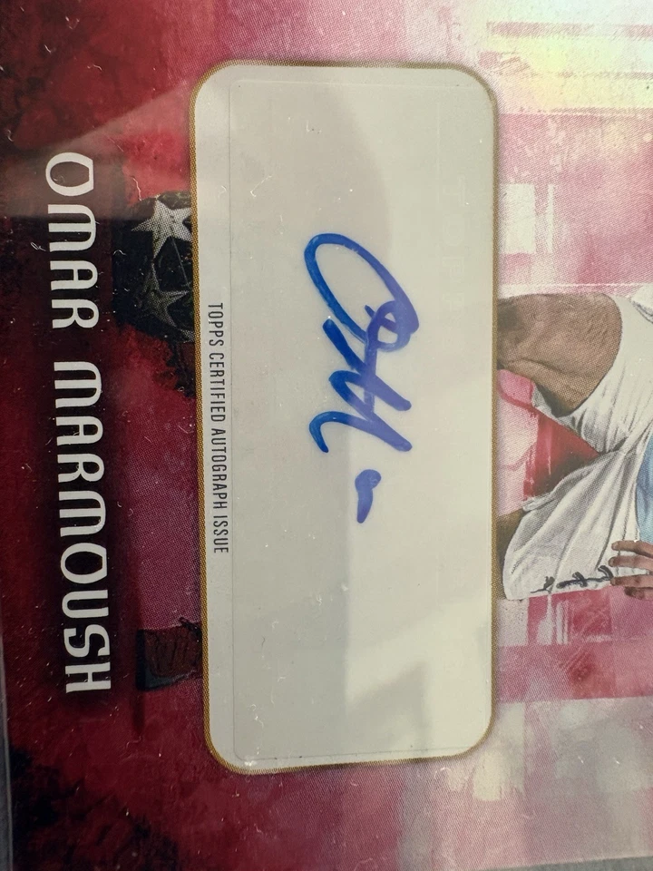 /5 Omar Marmoush Auto, 2025 Topps FugenZ, Manchester City - Image 4 of 4