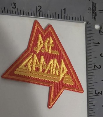 Def Leppard Band Logo Embroidered Iron/Sew On Patch