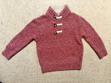Cat & Jack 4T Red/White Pullover Sweater
