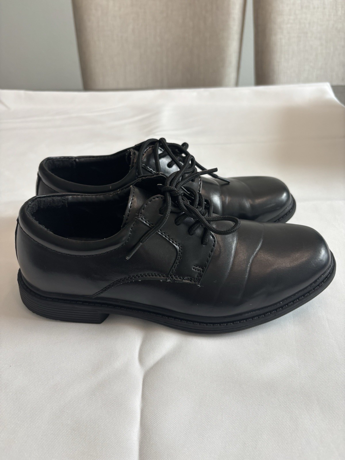 Boys Stacy Adams Black Oxfords Lace Up Size 5 M Big Kids Dress Shoes image 3