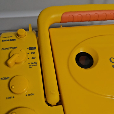 Sony CFD-970 Water Resistant Sports Boombox CD, Radio, Cassette