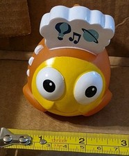 Goldfish Swim School Fishing Plastic Bath Toy 3"x3.25" Smile Makers Thought