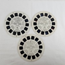 Vtg View Master Reels Lot Of 3 Set A B C Disney One Of Our Dinosaurs Is Missing