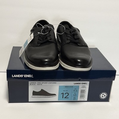LANDS’ END Sport Oxford, Men’s Size 8, Black Lands main image 3