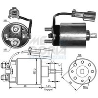 Meat & Doria Magnetschalter Starter FüR Nissan Terrano I WD21 3.0I 4WD