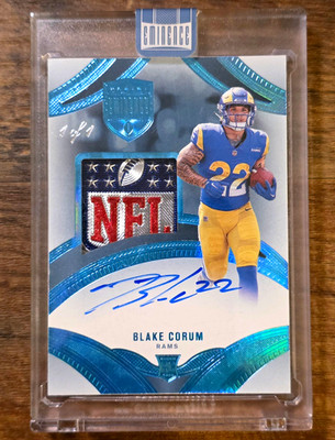 2024 Panini Eminence Rookie NFL Shield Auto Blake Corum 1/1 RPA-BCM