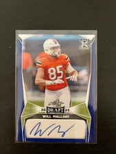 2023 Leaf Draft - Autographs Will Mallory #BA-WM1 Blue (AU, RC)