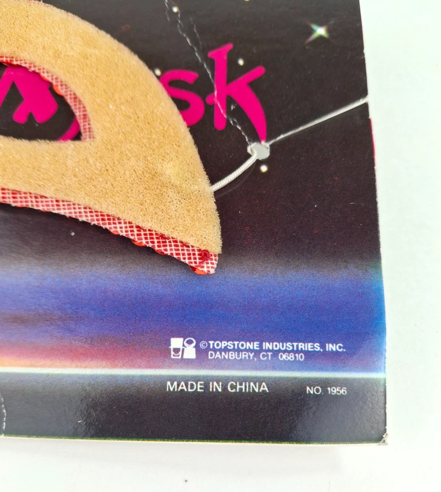 De colección Nuevo Disfraz Máscara Arlequín Lentejuelas Rojas Topstone Industries Inc. Foto 3 de 4