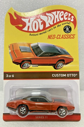 Hot Wheels 2012 520/4000 RLC Custom Otto New w/Case Neo Classics Red Line Club