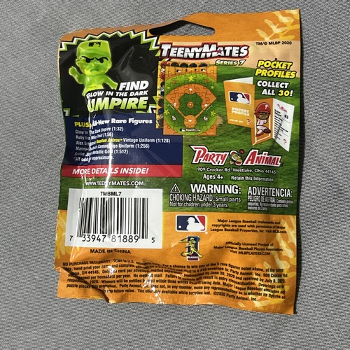 2020 MLB Teeny Mates Series 7 Baseball Actionfiguren - versiegelt - Bild 2 von 2
