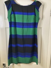 Womens Next Blue, Black And Green Dress Size 14