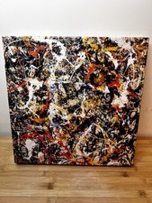 CONVERGENCE Jackson Pollock Vintage 1994 Springbok Jigsaw Puzzle 500 Pieces