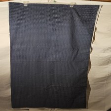 Blue Cotton Fabric with White Stars 42" Wide x 2 Yds