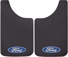 2 Pack Truck Mud Flaps for Ford Oval Logo Easy Fit 11"x19"