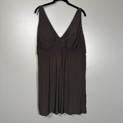 Aqua Green Black Wireless Swim Dress Classic Swimsuit - 20 - Women's Plus Size