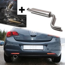 FOX Sportauspuffanlage ab Kat links 1x140x90mm oval für Opel Astra J Limo 1.6l