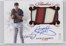 2018 Panini Flawless Rookie Ruby 12/20 Jack Flaherty #RPA-JF Patch Auto 0ne3