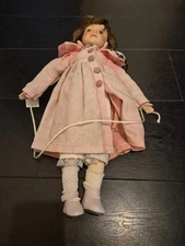 Porcelain Doll Girl with Skipping Rope