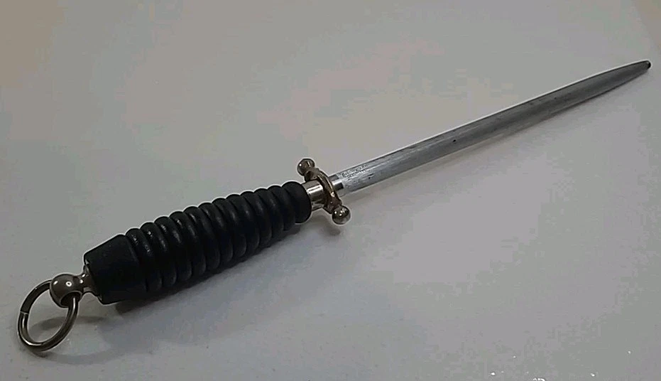 Wusthof Dreizack Germany Knife Sharpening Steel Honing Rod 16" Long Nice