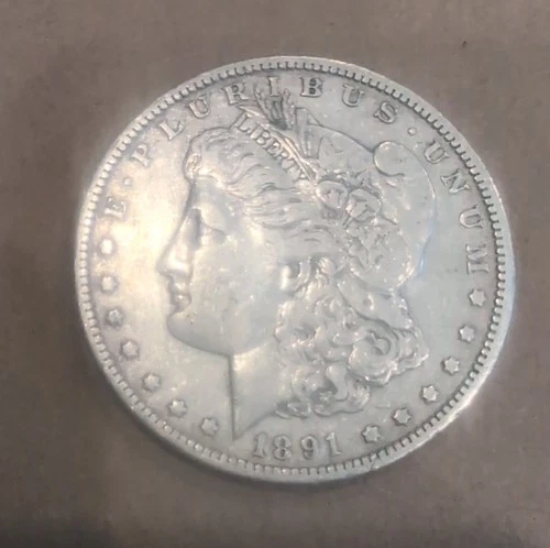 1891 O Morgan Silver Dollar $1 Coin US Silver 0.9 Fineness Uncertified