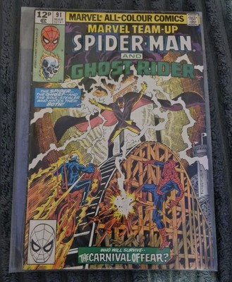 1x MARVEL TEAM-UP #91 Comic NM Condt SPIDERMAN & GHOST RIDER MARCH 1979 VINTAGE 