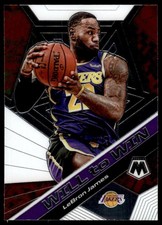 2020 PANINI MOSAIC LEBRON JAMES 7 MINT WILL TO WIN BASKETBALL LOS ANGELES LAKERS