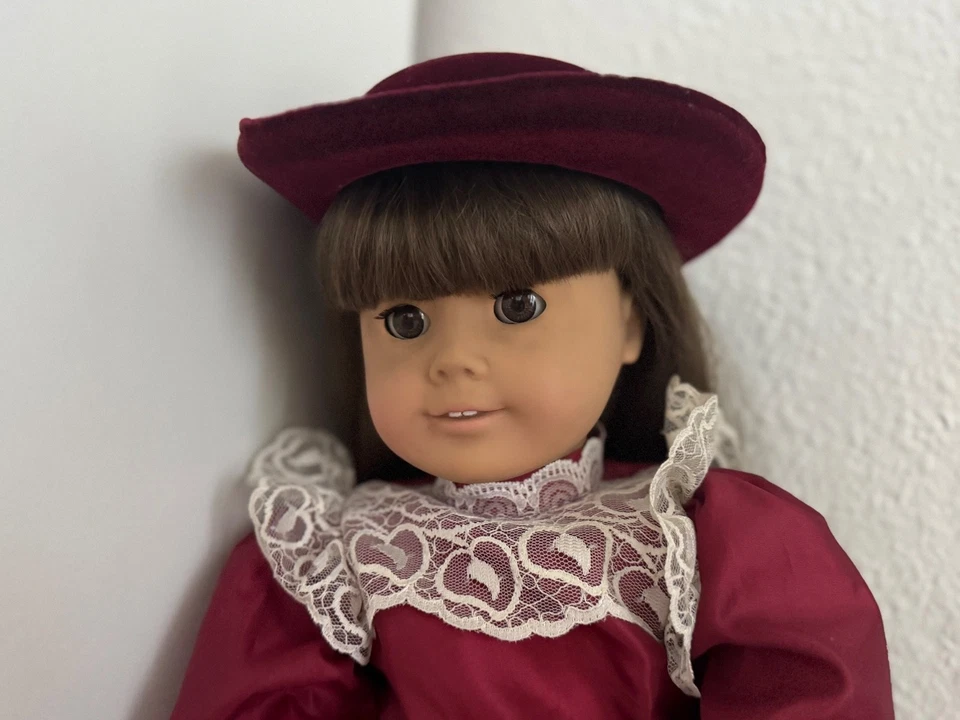 Muñeca Samantha American Girl 1986 de colección con traje y sombrero originales Meet Foto 4 de 4