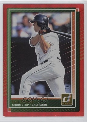 2025 Panini Donruss Red /250 Cal Ripken Jr Cal Ripken #88 HOF 6ks