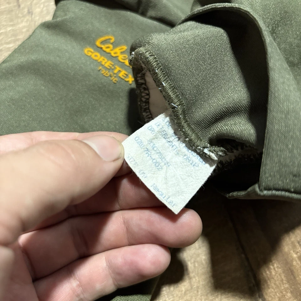 Vintage Cabela’s GoreTex Insulated Boot Liners Size 9 Green Hunting 90’s - Image 3 of 4