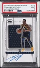 2017 PANINI CROWN ROYALE AUTO RELIC #215 DONOVAN MITCHELL ROOKIE RC 52/199 PSA 9