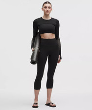 Lululemon Align High-Rise Crop 23  Leggings Black  Navy Sizes 16 18 20 NWT